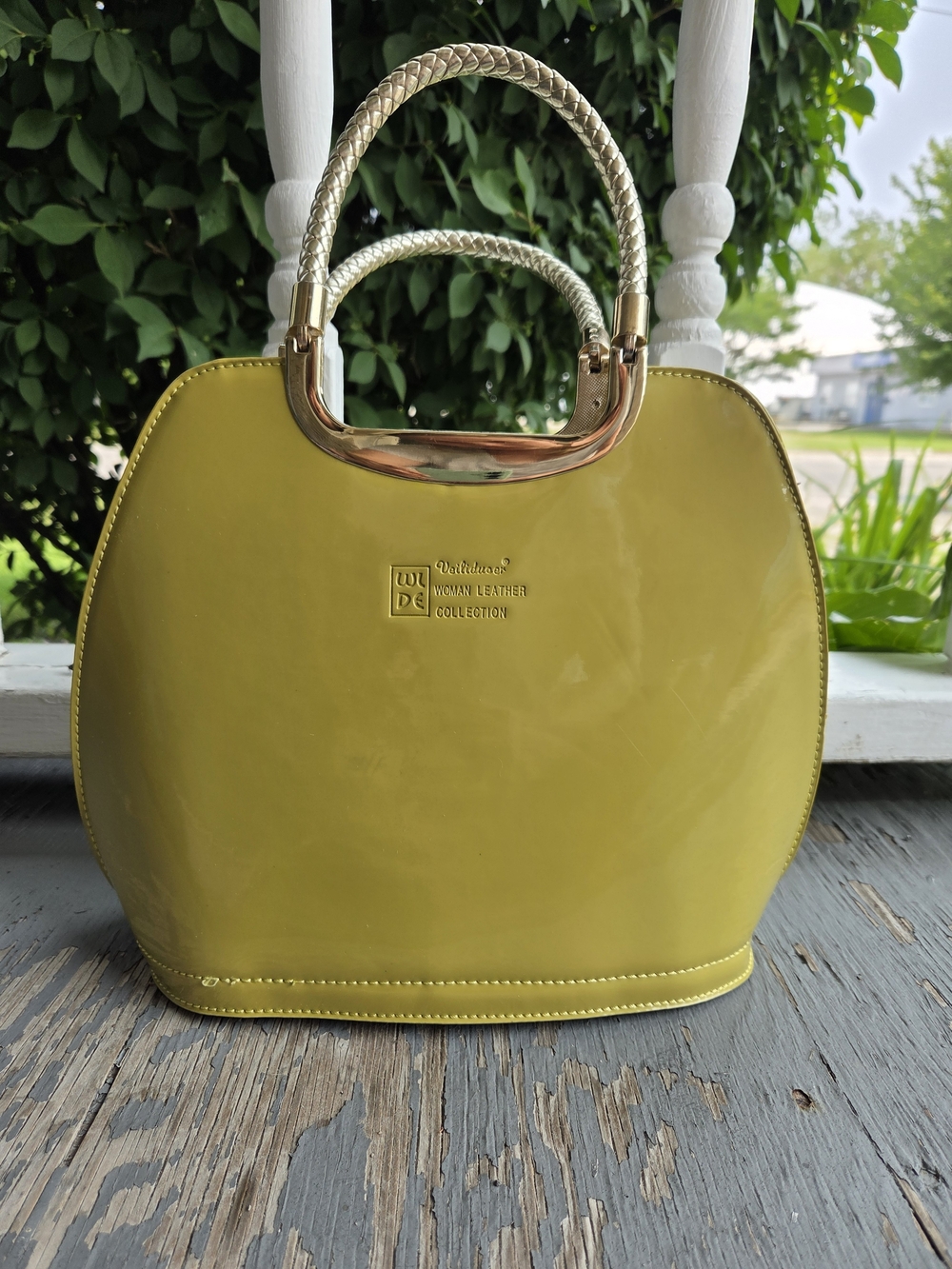 Women's Designer Olive Green Shoulder Bag